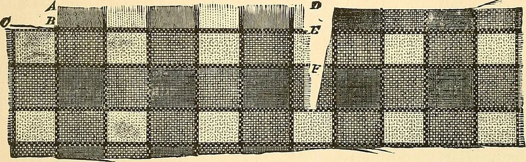 An illustration from A manual for managers, designers, weavers, and all others connected with the manufacture of textile fabrics, containing definitions, derivations and explanations of technical terms, the use made of many substances; rules, tables, and some elementary instructions for beginners, 1881, leaf 84