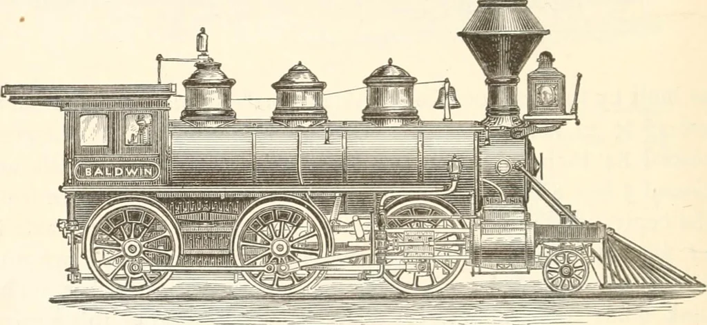 An illustration from Manual for railroad engineers and engineering students : containing the rules and tables needed for the location, construction, and equipment of railroads as built in the United States, 1883, leaf 425