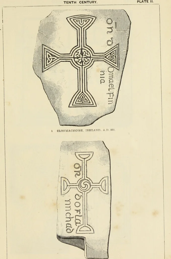An illustration from A manual for the study of the sepulchral slabs and crosses of the middle ages, 1849, leaf 110