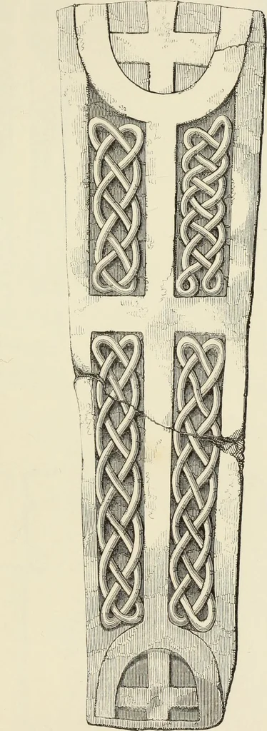 An illustration from A manual for the study of the sepulchral slabs and crosses of the middle ages, 1849, leaf 176