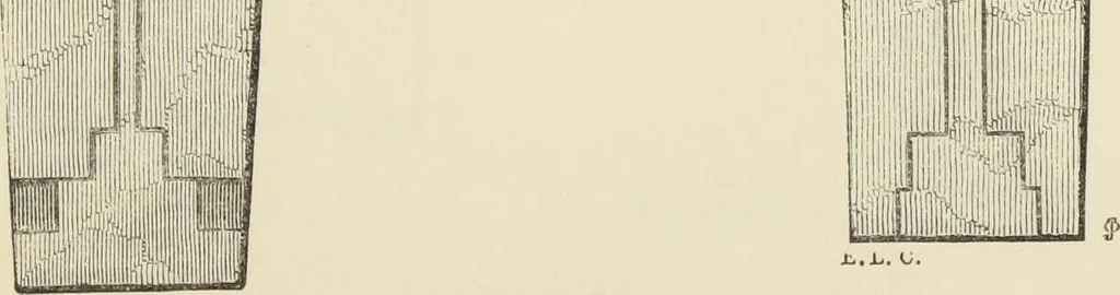 An illustration from A manual for the study of the sepulchral slabs and crosses of the middle ages, 1849, leaf 198