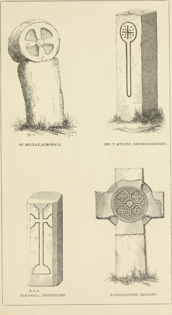 An illustration from A manual for the study of the sepulchral slabs and crosses of the middle ages, 1849, leaf 260