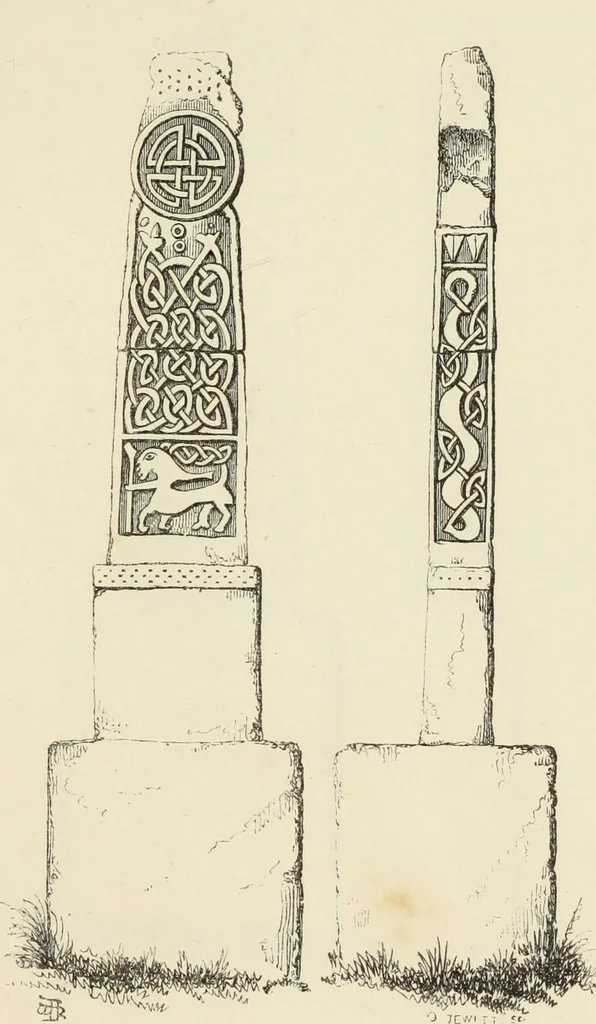 An illustration from A manual for the study of the sepulchral slabs and crosses of the middle ages, 1849, leaf 262