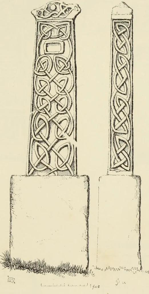 An illustration from A manual for the study of the sepulchral slabs and crosses of the middle ages, 1849, leaf 264
