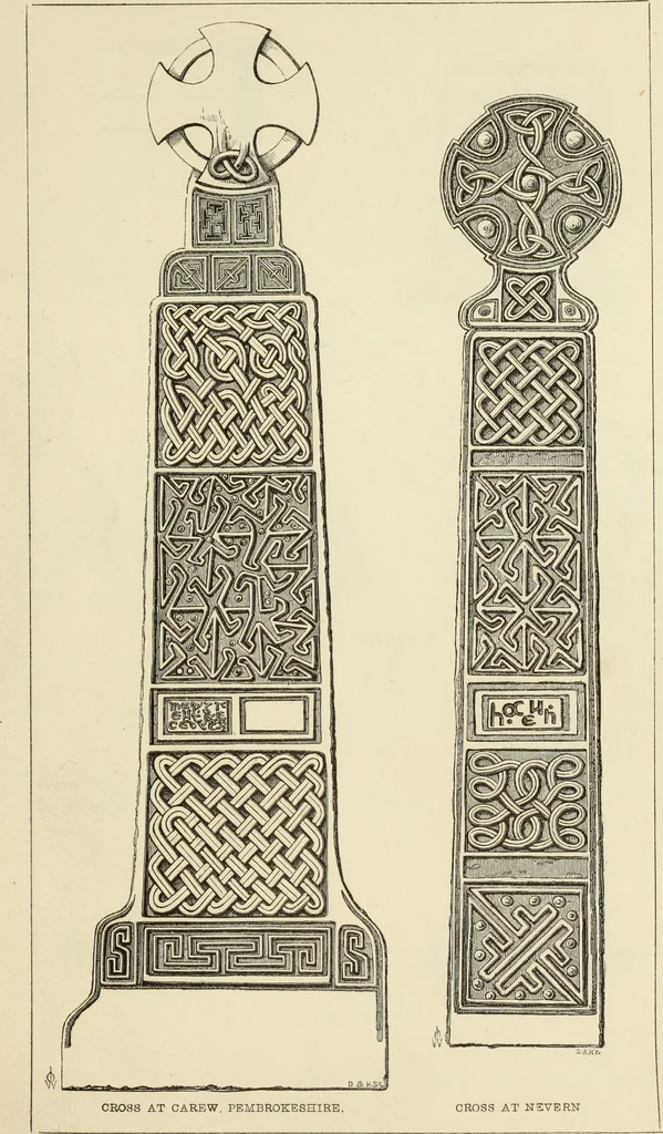An illustration from A manual for the study of the sepulchral slabs and crosses of the middle ages, 1849, leaf 268