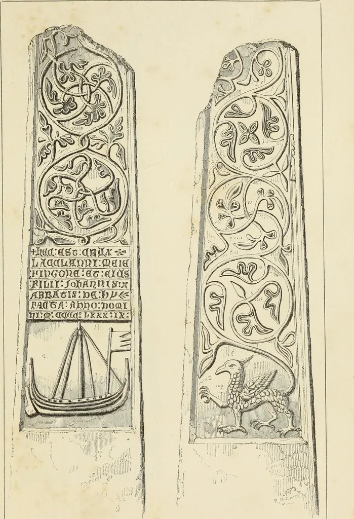 An illustration from A manual for the study of the sepulchral slabs and crosses of the middle ages, 1849, leaf 276