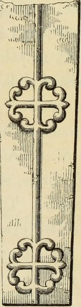 An illustration from A manual for the study of the sepulchral slabs and crosses of the middle ages, 1849, leaf 78