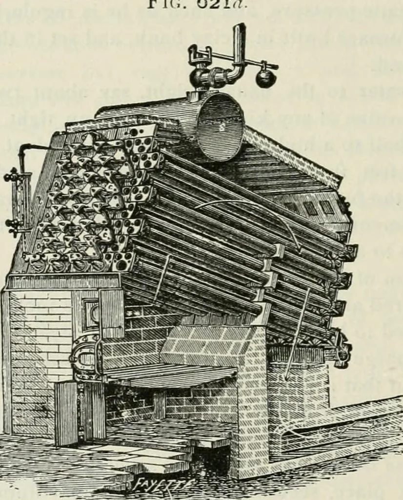An illustration from A manual of the mechanics of engineering and of the construction of machines. Designed as a text-book for technical schools and colleges, and for the use of engineers, architects, etc., 1878, leaf 161
