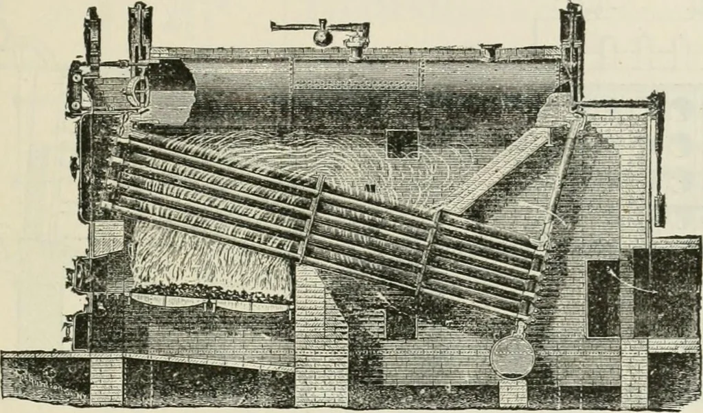 An illustration from A manual of the mechanics of engineering and of the construction of machines. Designed as a text-book for technical schools and colleges, and for the use of engineers, architects, etc., 1878, leaf 162