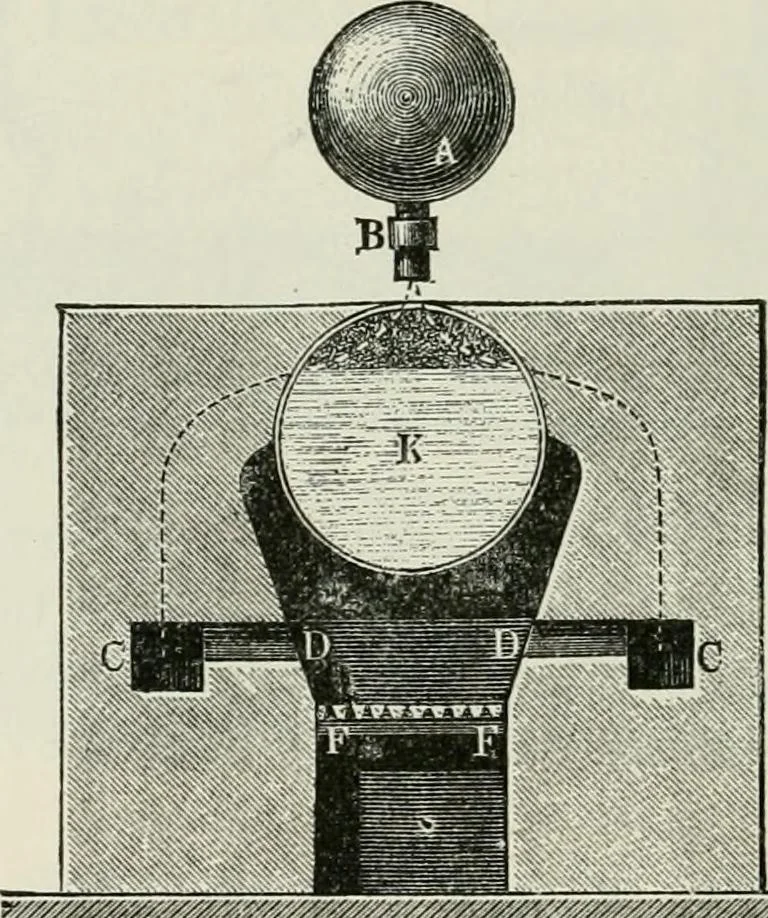 An illustration from A manual of the mechanics of engineering and of the construction of machines. Designed as a text-book for technical schools and colleges, and for the use of engineers, architects, etc., 1878, leaf 199