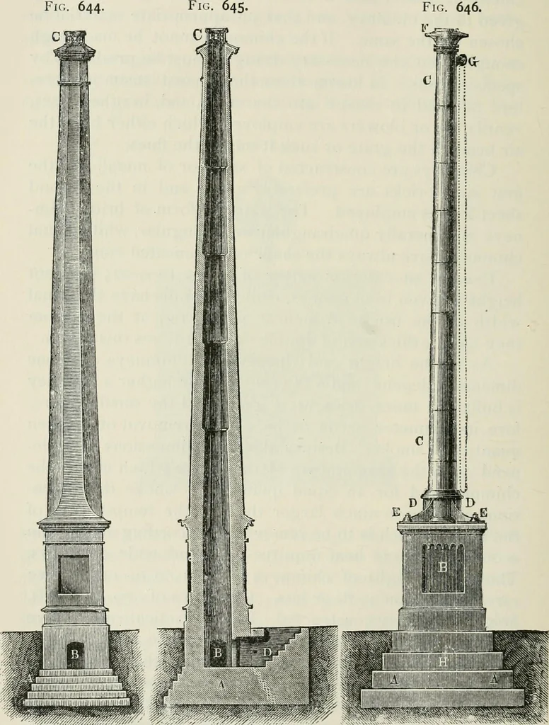 An illustration from A manual of the mechanics of engineering and of the construction of machines. Designed as a text-book for technical schools and colleges, and for the use of engineers, architects, etc., 1878, leaf 201
