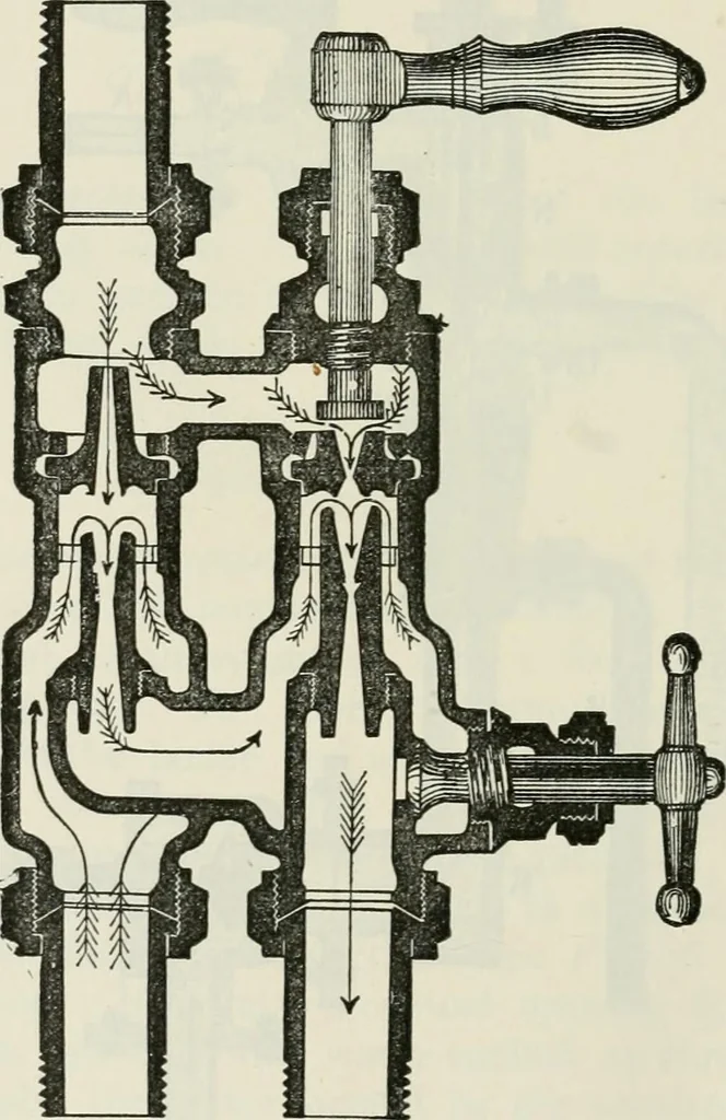 An illustration from A manual of the mechanics of engineering and of the construction of machines. Designed as a text-book for technical schools and colleges, and for the use of engineers, architects, etc., 1878, leaf 221
