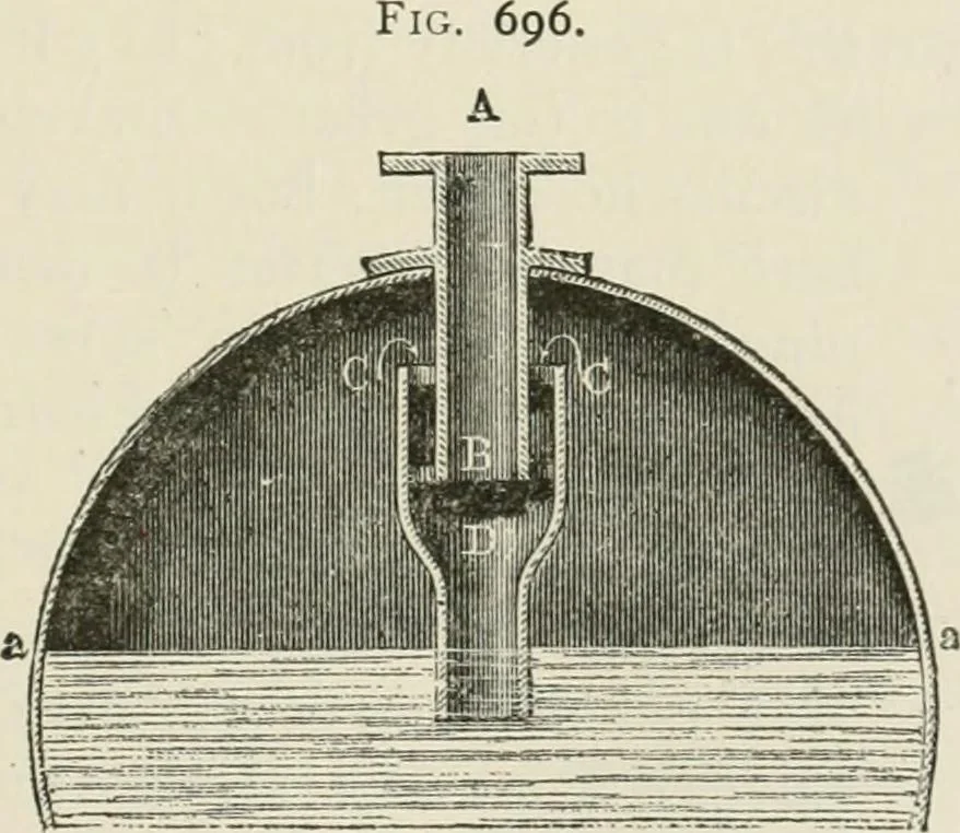 An illustration from A manual of the mechanics of engineering and of the construction of machines. Designed as a text-book for technical schools and colleges, and for the use of engineers, architects, etc., 1878, leaf 282