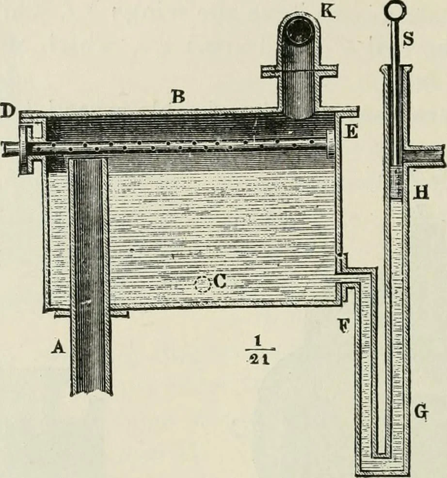 An illustration from A manual of the mechanics of engineering and of the construction of machines. Designed as a text-book for technical schools and colleges, and for the use of engineers, architects, etc., 1878, leaf 293