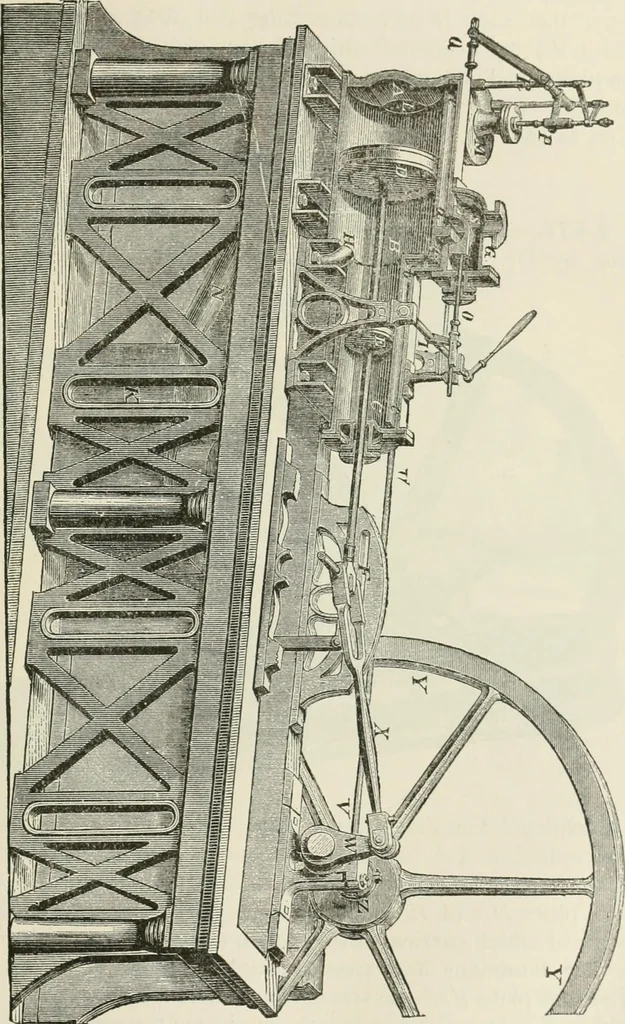 An illustration from A manual of the mechanics of engineering and of the construction of machines. Designed as a text-book for technical schools and colleges, and for the use of engineers, architects, etc., 1878, leaf 370