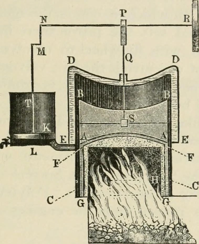 An illustration from A manual of the mechanics of engineering and of the construction of machines. Designed as a text-book for technical schools and colleges, and for the use of engineers, architects, etc., 1878, leaf 536