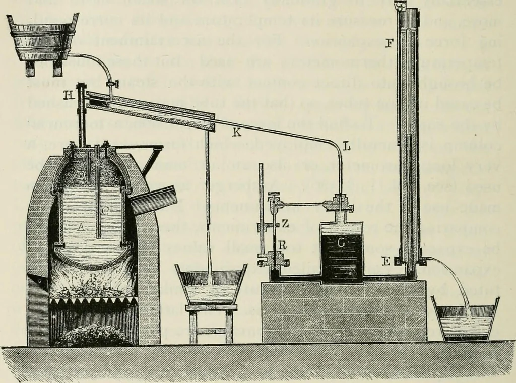 An illustration from A manual of the mechanics of engineering and of the construction of machines. Designed as a text-book for technical schools and colleges, and for the use of engineers, architects, etc., 1878, leaf 93