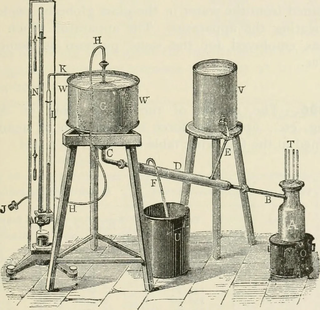 An illustration from A manual of the mechanics of engineering and of the construction of machines. Designed as a text-book for technical schools and colleges, and for the use of engineers, architects, etc., 1878, leaf 96