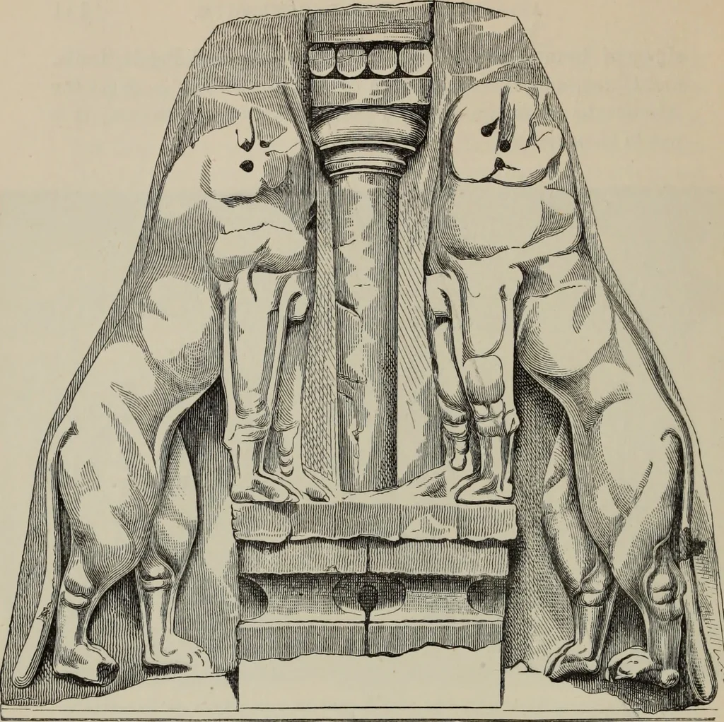 An illustration from A manual of ancient sculpture, Egyptian - Assyrian - Greek - Roman, 1886, leaf 136