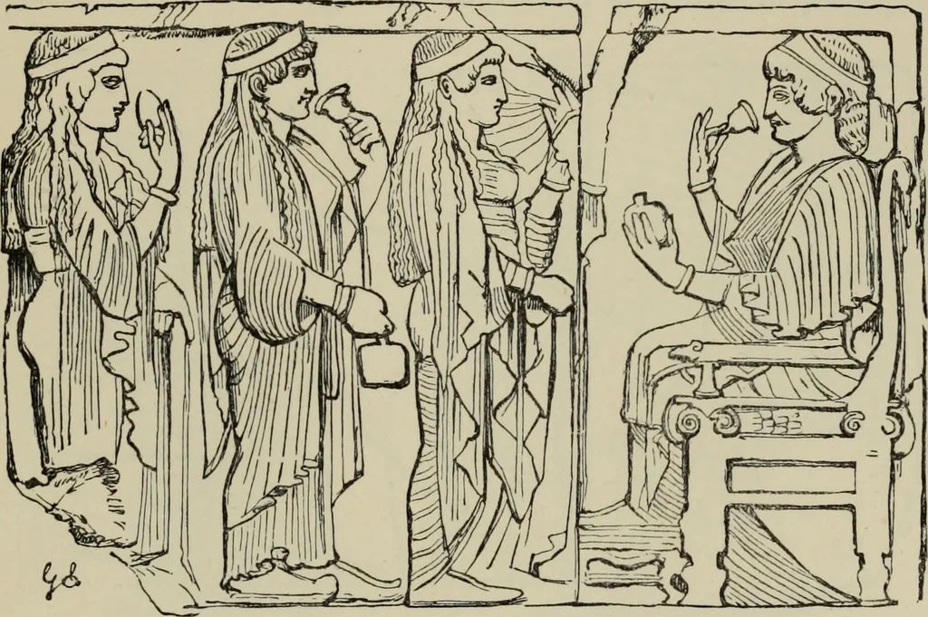 An illustration from A manual of ancient sculpture, Egyptian - Assyrian - Greek - Roman, 1886, leaf 141