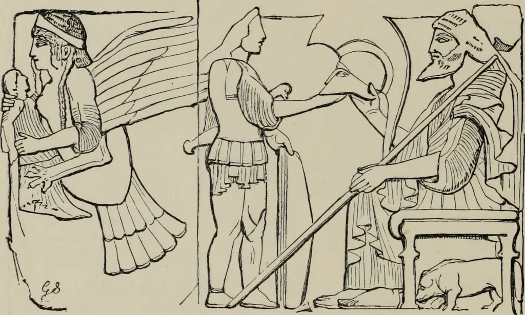 An illustration from A manual of ancient sculpture, Egyptian - Assyrian - Greek - Roman, 1886, leaf 142