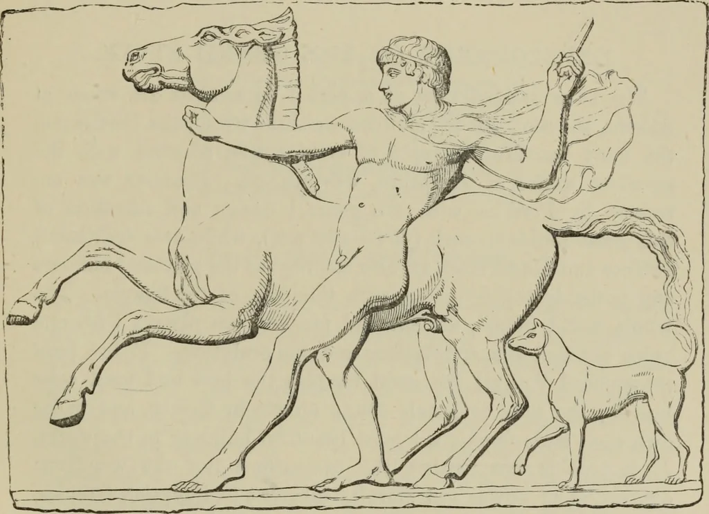 An illustration from A manual of ancient sculpture, Egyptian - Assyrian - Greek - Roman, 1886, leaf 165