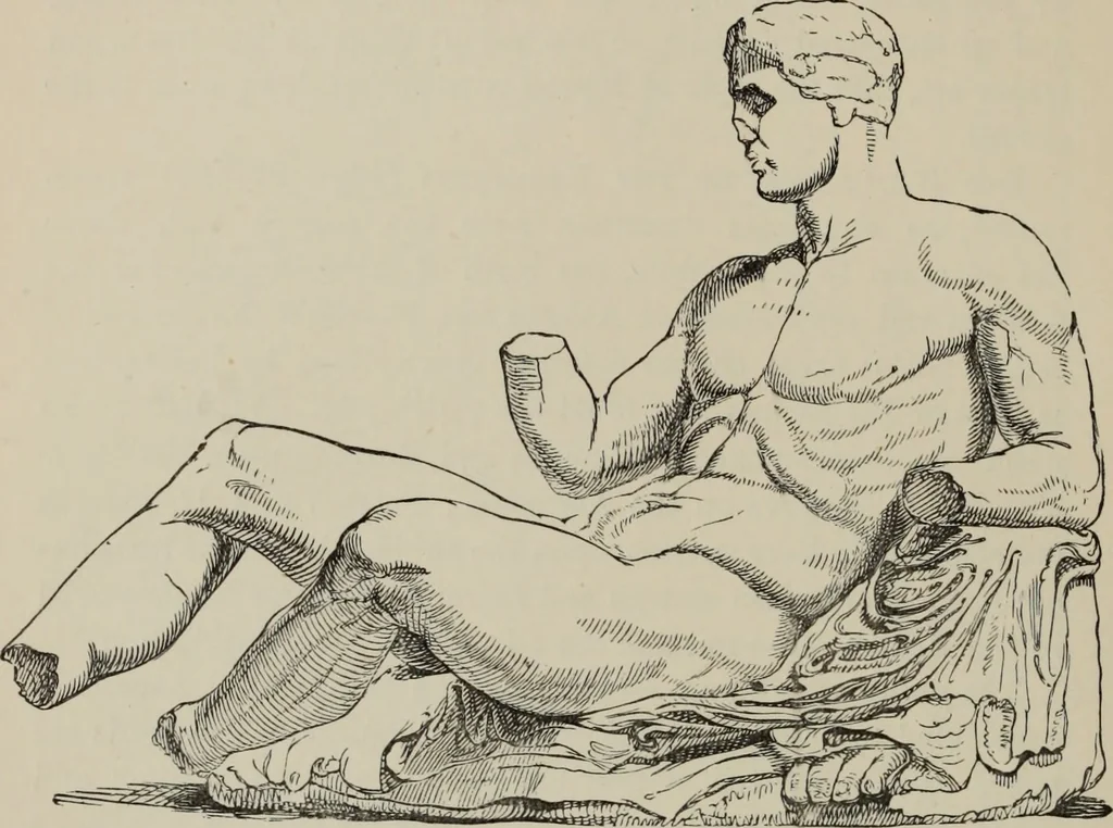 An illustration from A manual of ancient sculpture, Egyptian - Assyrian - Greek - Roman, 1886, leaf 182