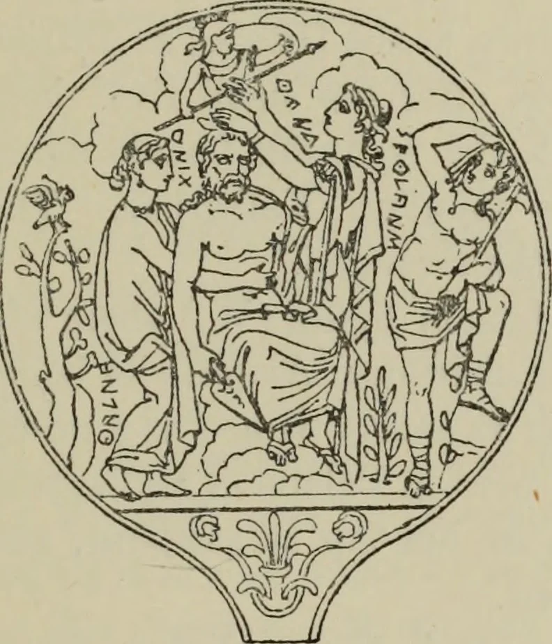 An illustration from A manual of ancient sculpture, Egyptian - Assyrian - Greek - Roman, 1886, leaf 189