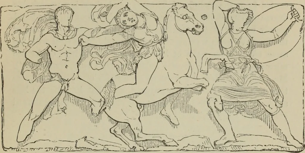 An illustration from A manual of ancient sculpture, Egyptian - Assyrian - Greek - Roman, 1886, leaf 205