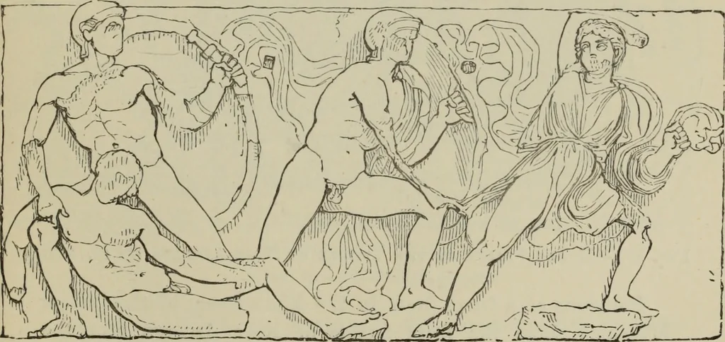 An illustration from A manual of ancient sculpture, Egyptian - Assyrian - Greek - Roman, 1886, leaf 205
