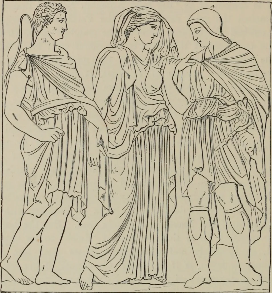 An illustration from A manual of ancient sculpture, Egyptian - Assyrian - Greek - Roman, 1886, leaf 214