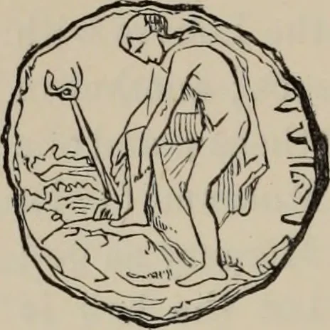 An illustration from A manual of ancient sculpture, Egyptian - Assyrian - Greek - Roman, 1886, leaf 268