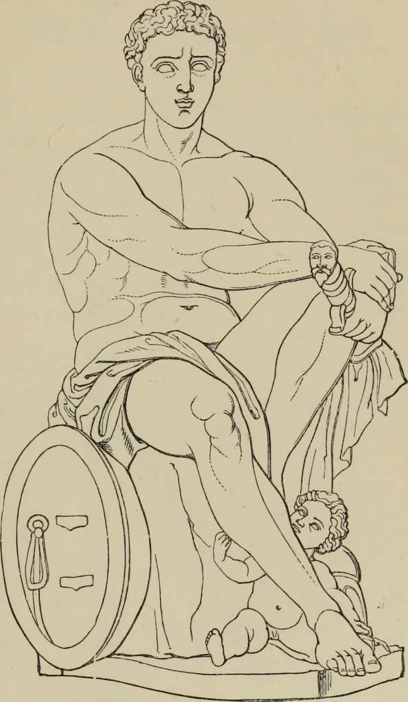 An illustration from A manual of ancient sculpture, Egyptian - Assyrian - Greek - Roman, 1886, leaf 271