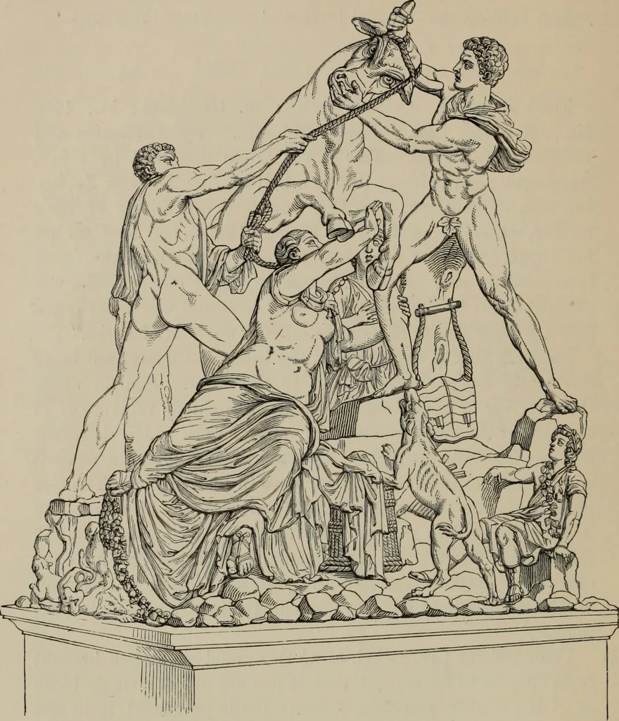 An illustration from A manual of ancient sculpture, Egyptian - Assyrian - Greek - Roman, 1886, leaf 280