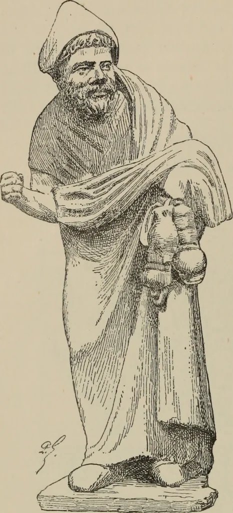 An illustration from A manual of ancient sculpture, Egyptian - Assyrian - Greek - Roman, 1886, leaf 35