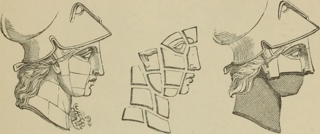 An illustration from A manual of ancient sculpture, Egyptian - Assyrian - Greek - Roman, 1886, leaf 36