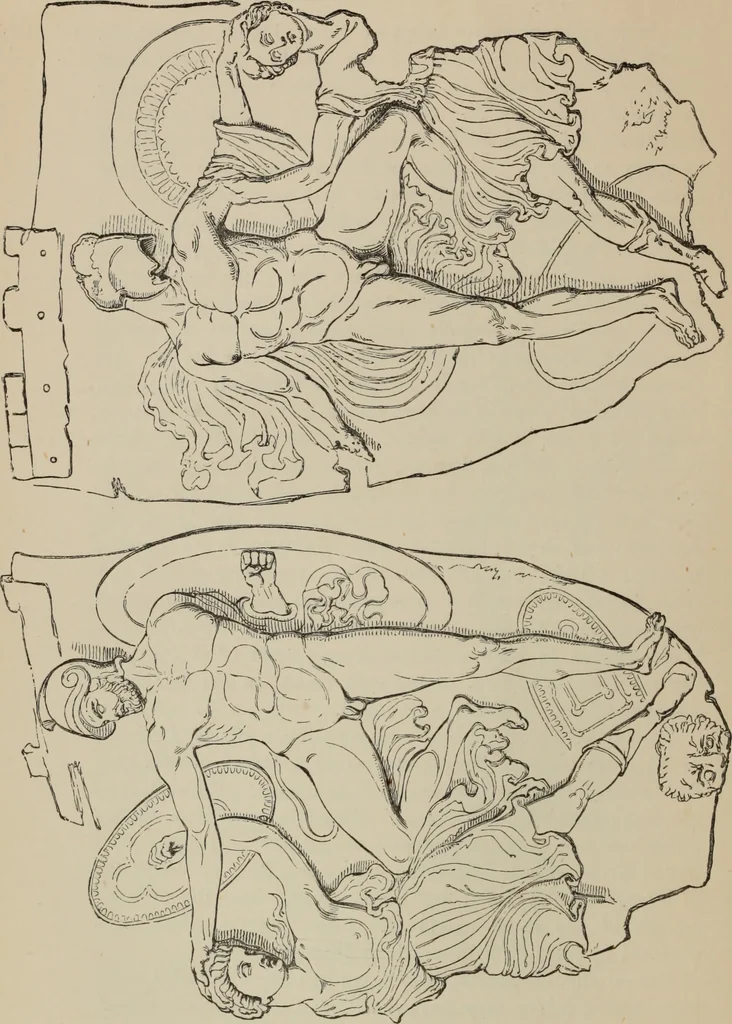 An illustration from A manual of ancient sculpture, Egyptian - Assyrian - Greek - Roman, 1886, leaf 43