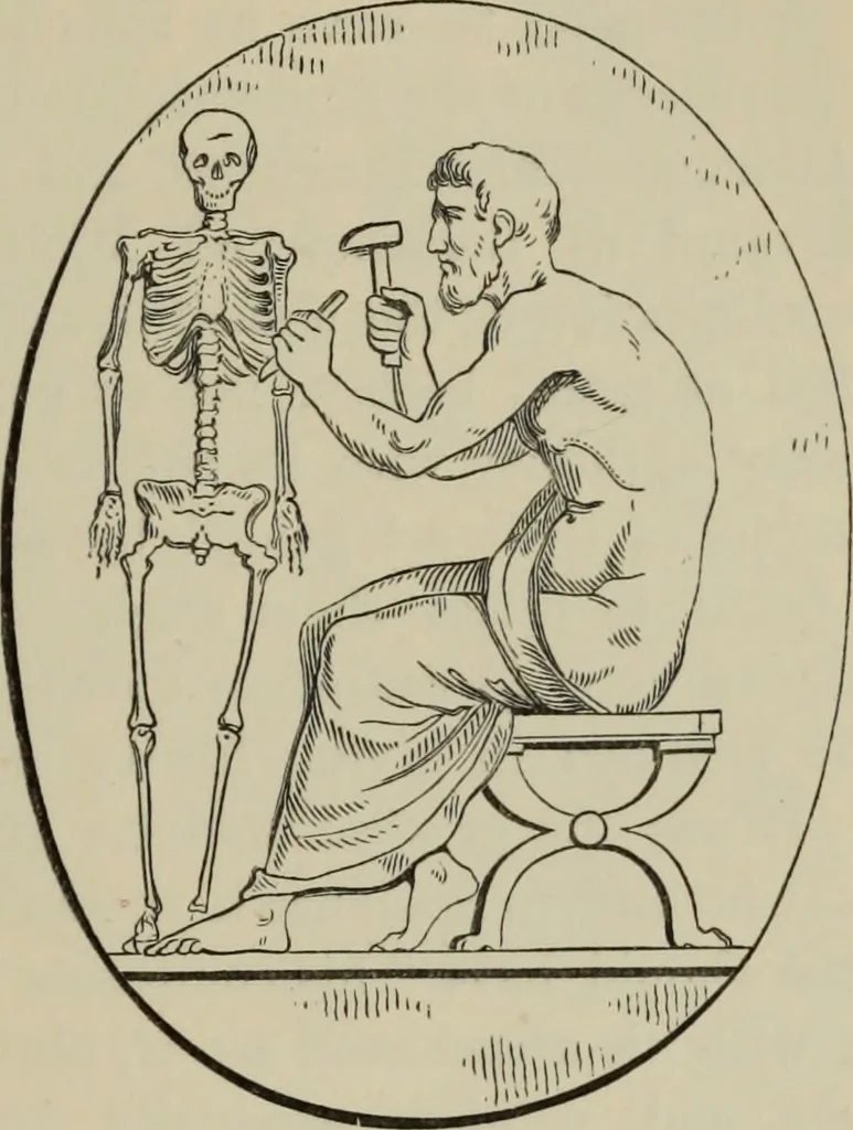 An illustration from A manual of ancient sculpture, Egyptian - Assyrian - Greek - Roman, 1886, leaf 64