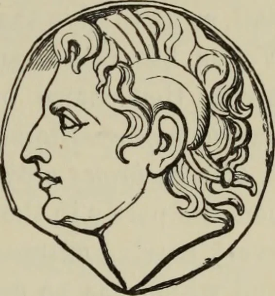 An illustration from A manual of ancient sculpture, Egyptian - Assyrian - Greek - Roman, 1886, leaf 70