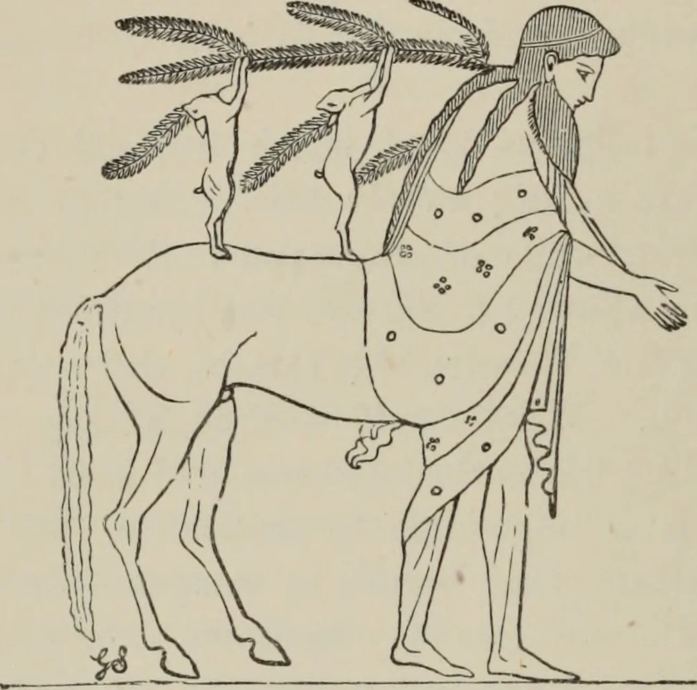 An illustration from A manual of ancient sculpture, Egyptian - Assyrian - Greek - Roman, 1886, leaf 91