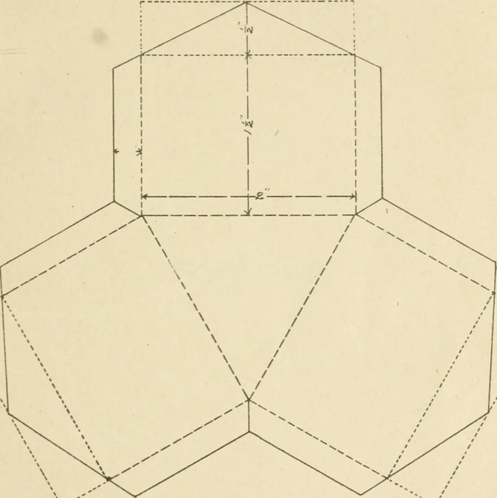 An illustration from Manual of cardboard construction for third, fourth, and fifth grades, 1902, leaf 46