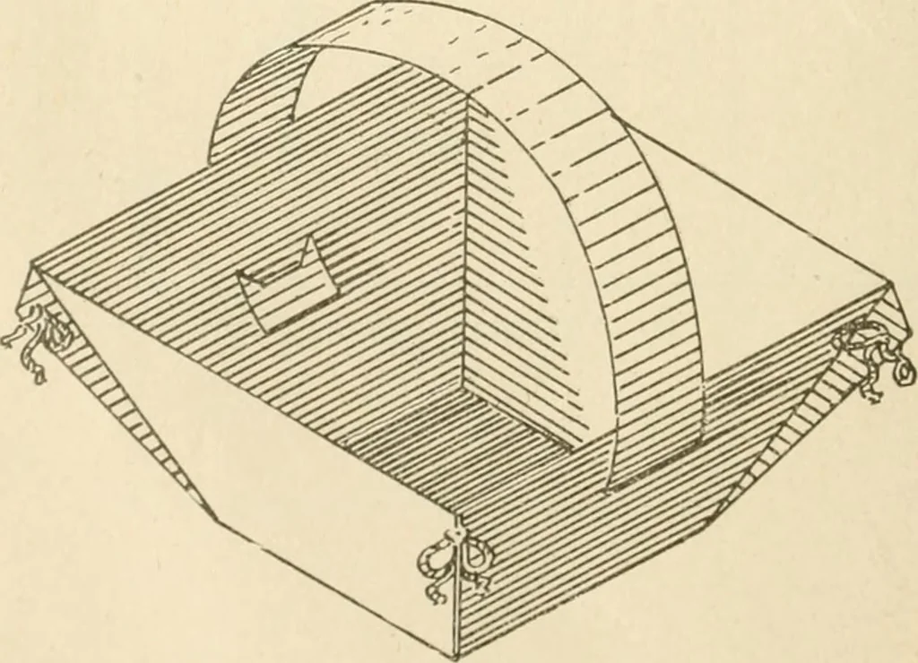 An illustration from Manual of cardboard construction for third, fourth, and fifth grades, 1902, leaf 61
