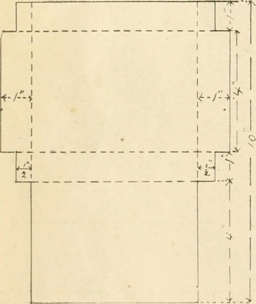 An illustration from Manual of cardboard construction for third, fourth, and fifth grades, 1902, leaf 85
