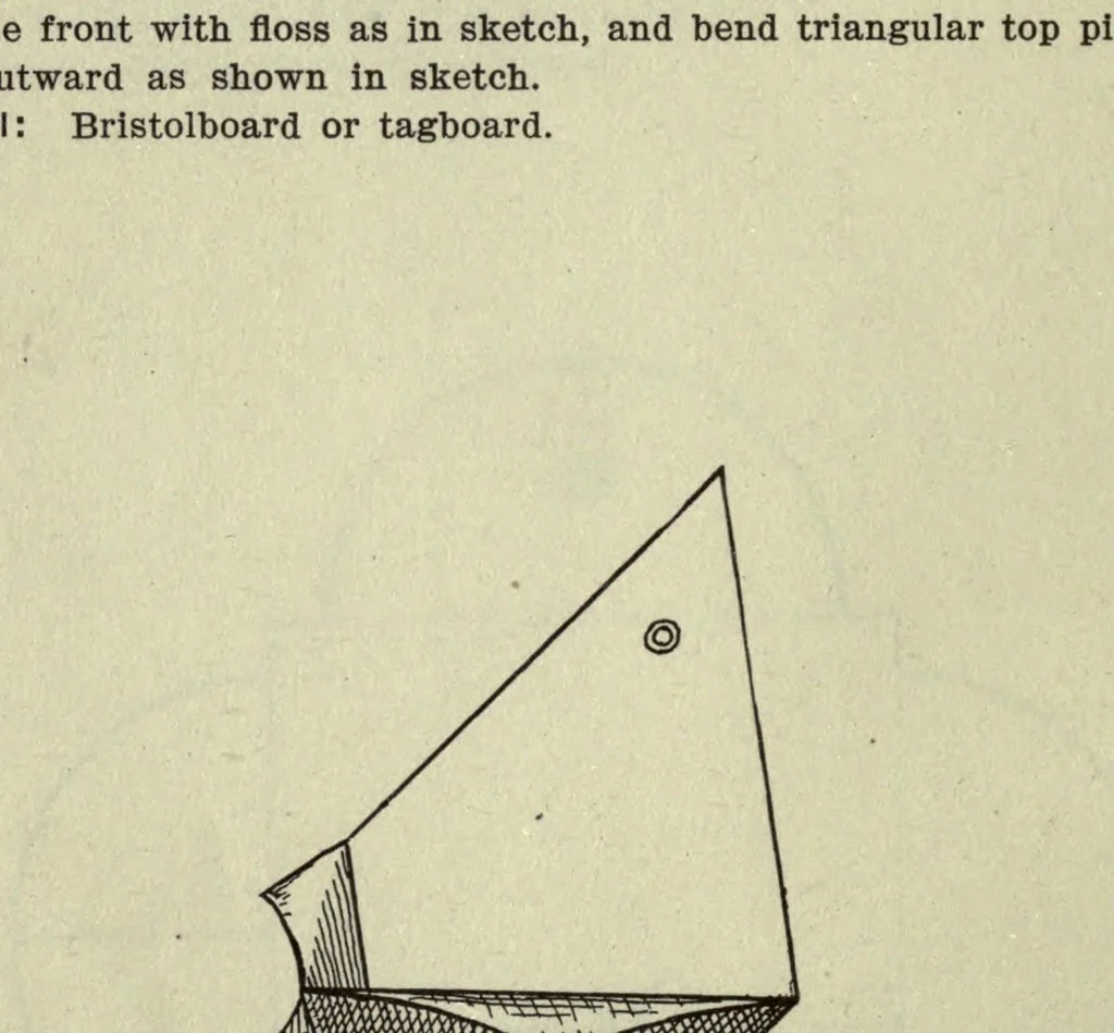An illustration from Manual of cardboard construction for third and fourth grades, 1902, leaf 40