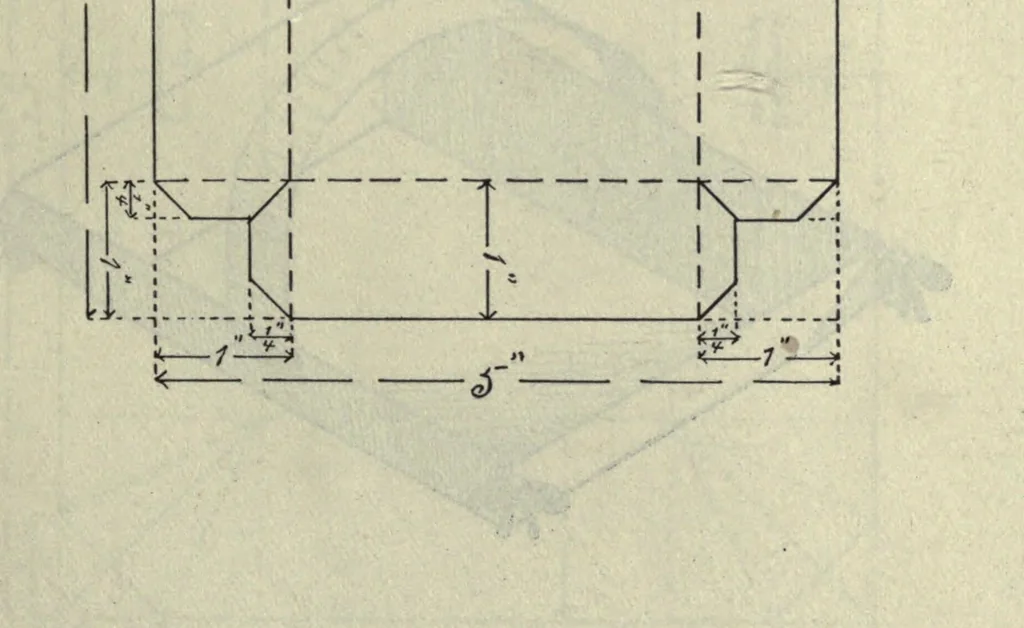 An illustration from Manual of cardboard construction for third and fourth grades, 1902, leaf 47
