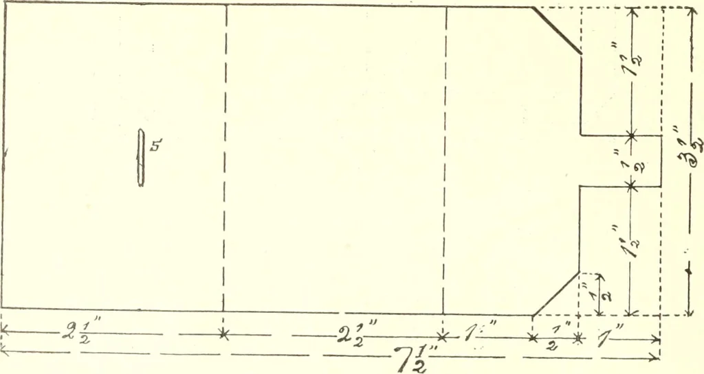 An illustration from Manual of cardboard construction for third and fourth grades, 1902, leaf 25