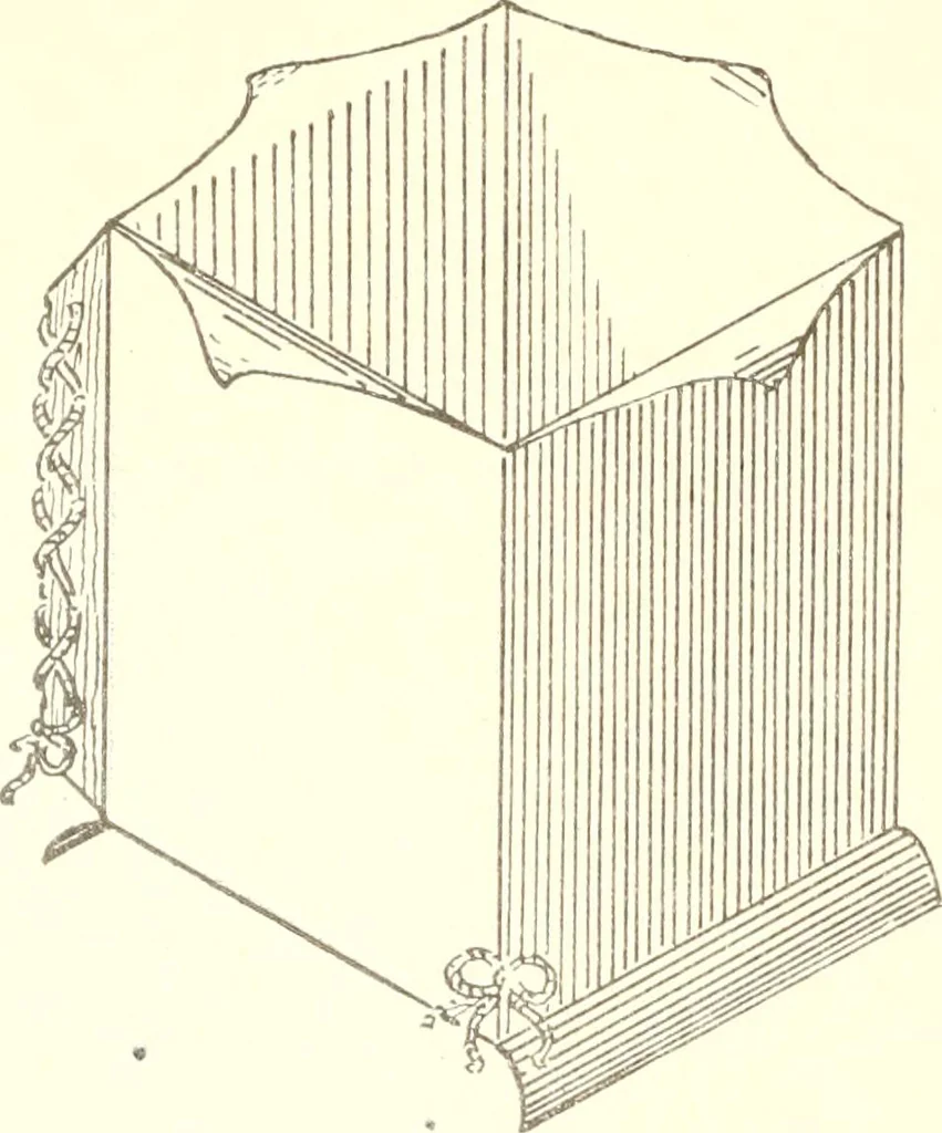 An illustration from Manual of cardboard construction for third and fourth grades, 1902, leaf 49