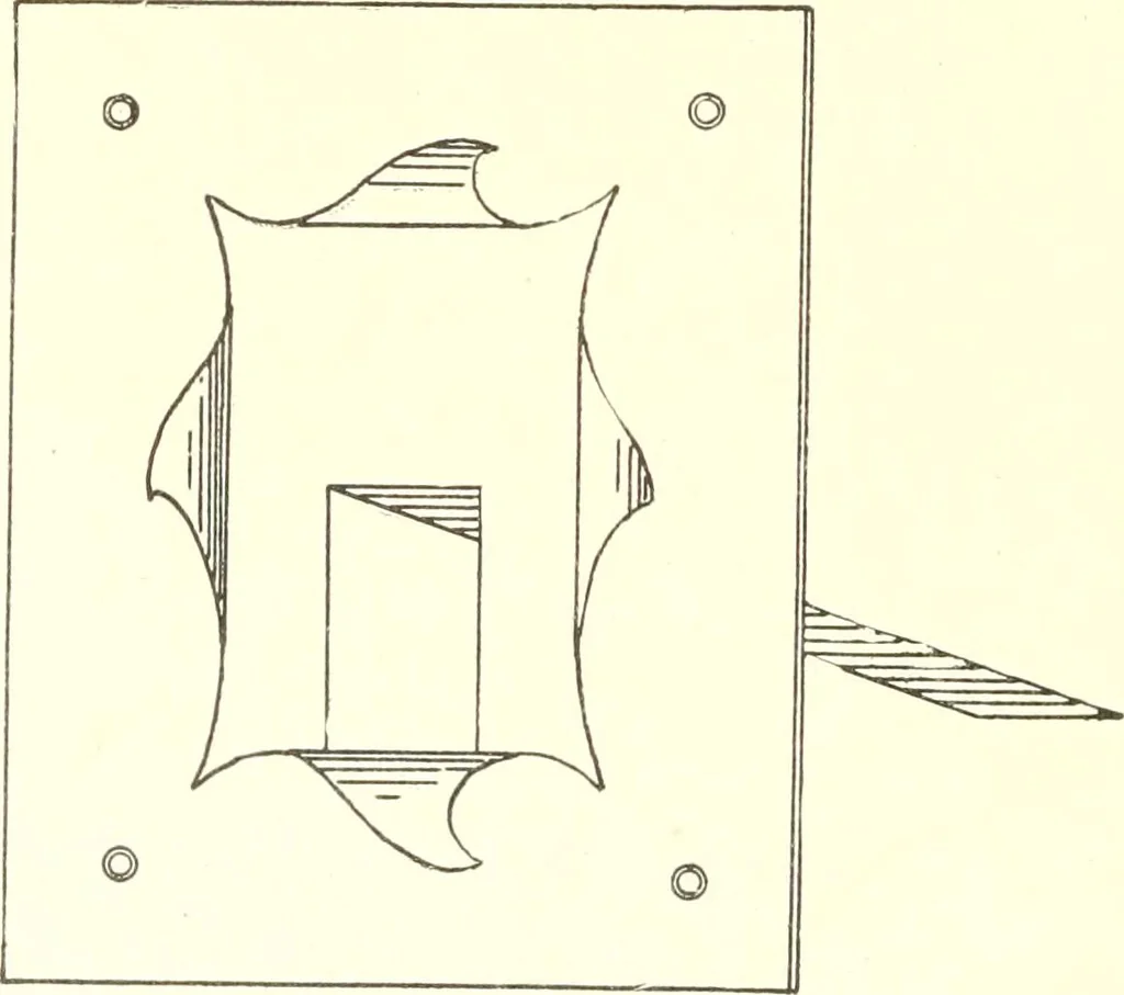 An illustration from Manual of cardboard construction for third and fourth grades, 1902, leaf 55