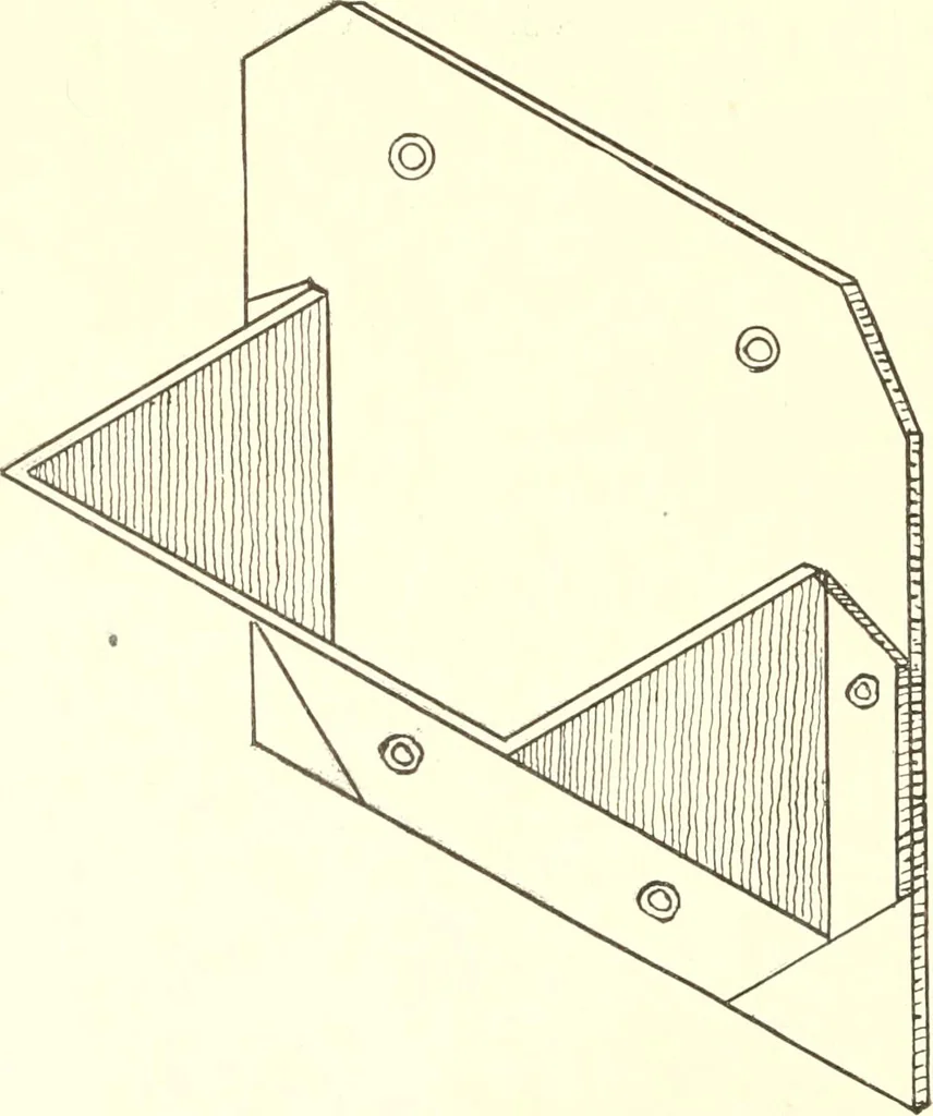 An illustration from Manual of cardboard construction for third and fourth grades, 1902, leaf 61