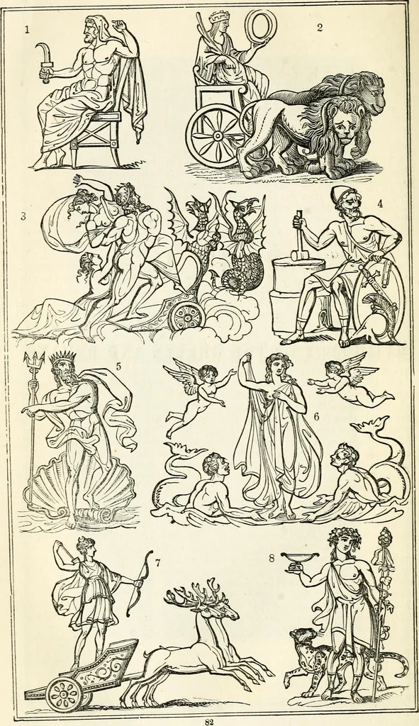 An illustration from Manual of classical literature : from the German of J.J. Eschenburg, with additions, 1855, leaf 129